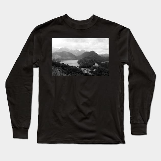 Mountains Magic Land Long Sleeve T-Shirt by Sandraartist